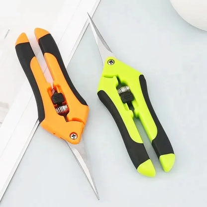 Stainless Steel Pruning Shears Handheld Garden Scissors Practical Trimming Tool for Branches Flowers and Household Plant Care