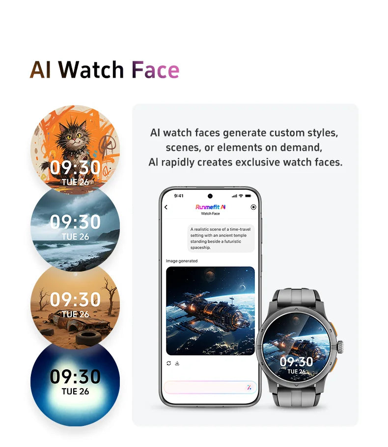 GTR5 Smart Watches AMOLED Bluetooth Call 1.43 inch Large Screen Men Sports Fitness Tracker Heart Rate Health Monitor Smartwatch