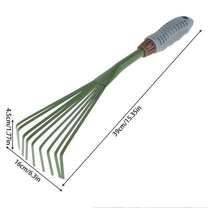 25/27/30cm Garden Shovel Heavy Duty Steel Multifunction Cleaning Spade Flat Shovel Sharp Planting Farm Weeding Tools with Gloves