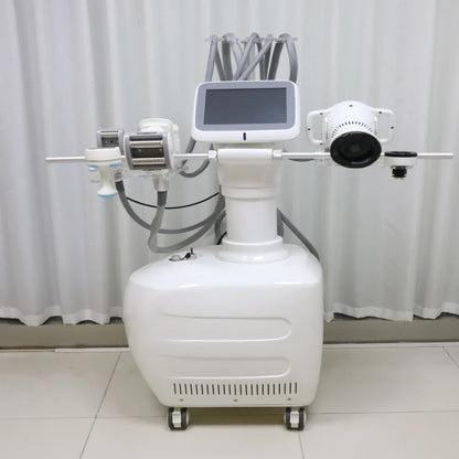 V10 Velashape Six-Handle Body Shaping Machine 40K Radio Frequency Fat Reduction, Body Sculpting and Skin Tightening Device
