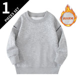 Kids' Plain Pullover Hoodie — view 9