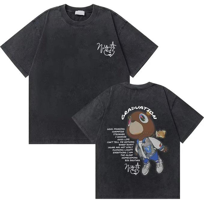 Men's Graduation Bear Graphic T-Shirt — product image