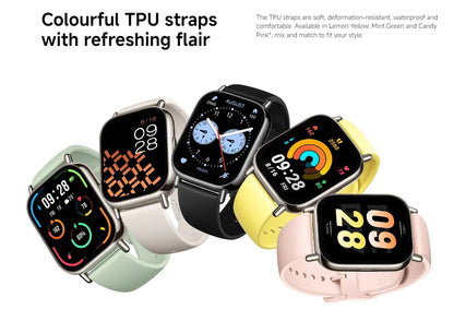 Global Version Redmi Watch 5 Lite 1.96'' AMOLED display 18-Day Battery life Built-in GNSS 5ATM Bluetooth® calling