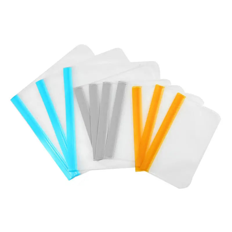 Thickened PEVA Food Bag Reusable Freezer Bag Food Storage Bags Ziplock Leakproof Fresh Snack Bag Food Grade Lunch Bag for Fridge