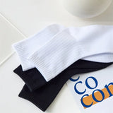 Kids' Solid Color Cotton-Blend Socks — view 3
