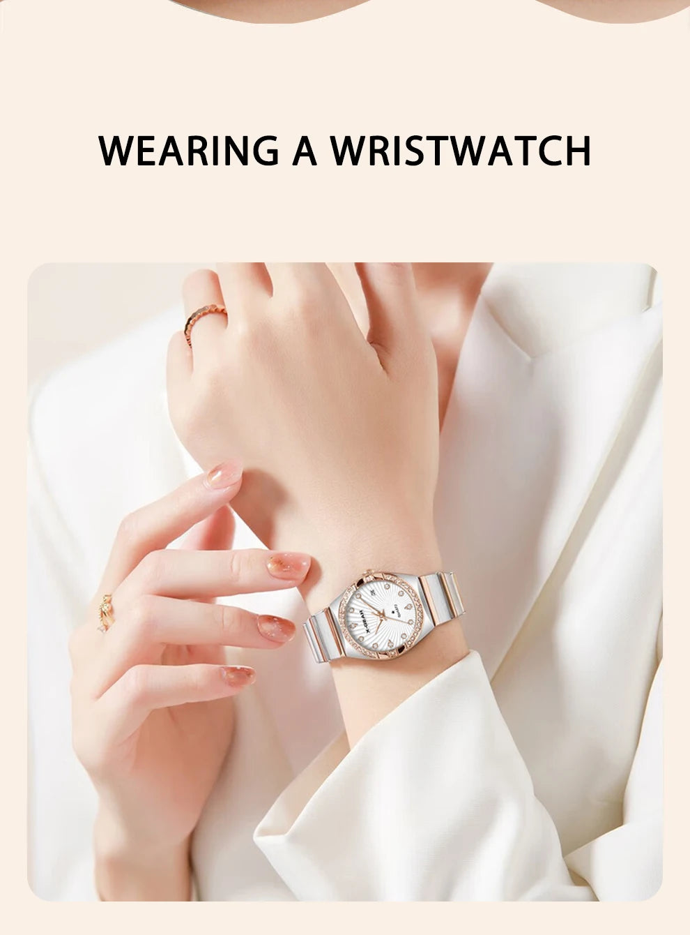 New Luxury Trendy Ladies Watch Luminous Waterproof Stainless Steel Date Woman Watch Fashion Elegant Quartz Women's Watches