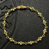 Cross-Flower Link Bracelet — view 9