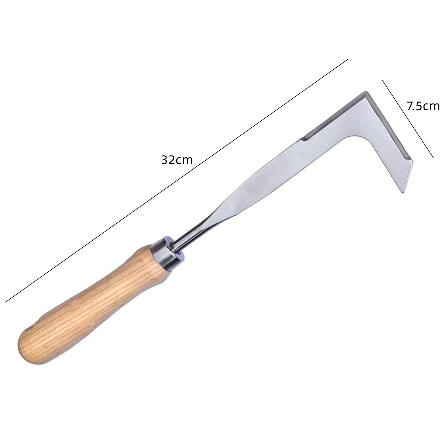 Garden Hoe Weeders Carbon Steel Gardening Hook and Weeding Tool Dual-Purpose Hardened Weeding Hoe for Easily Removing Weeds