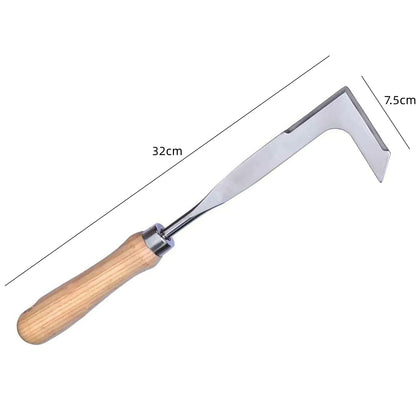 Garden Hoe Weeders Carbon Steel Gardening Hook and Weeding Tool Dual-Purpose Hardened Weeding Hoe for Easily Removing Weeds