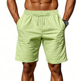 Men's Linen-Blend Beach Shorts — view 7