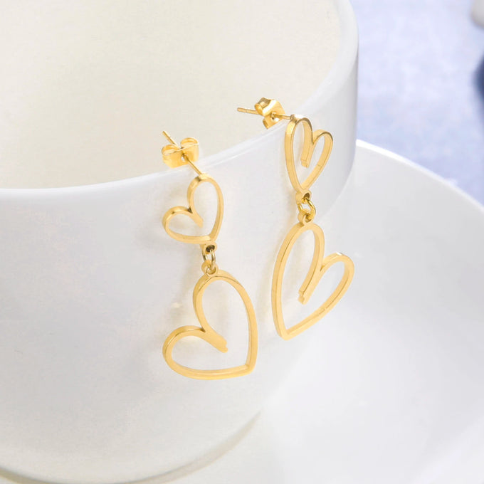 Heart Stud Earrings — product image