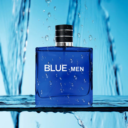 3.4 oz men's eau de toilette spray, durable perfume, lemon mint pink pepper flavor, very suitable for dating, daily life, partie