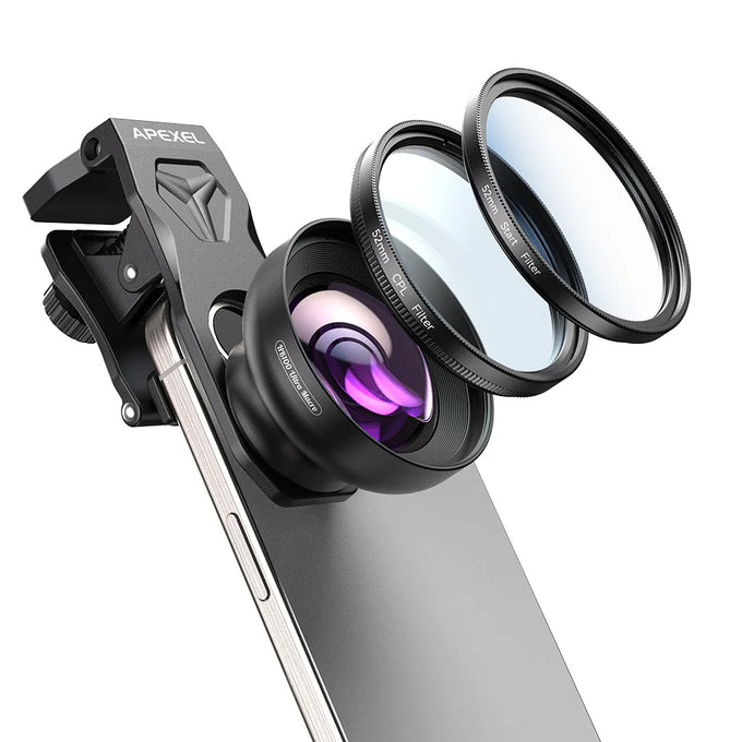 APEXEL HB100U Smartphone Macro Lens Kit — product image
