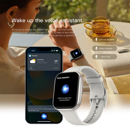 2026 Luxury Smart Watch Fitness Heart Rate Monitor Waterproof Sport Smart Band Wrist Smartwatch for Man Woman Android IOS Phones