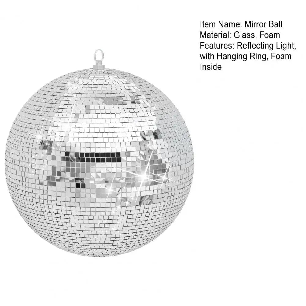 Large Disco Ball, Hanging Ball, Silver Color Ball, Big Ball Wedding Decoration (16Inch)
