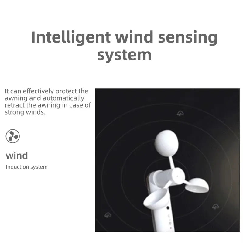 Electric waterproof full cassette aluminum alloy frame retractable awning articulated arm patio garden awning