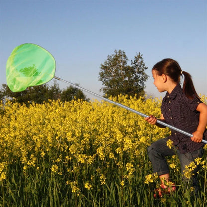 Children's Outdoor Entertainment Toy 3Pcs Multi Stainless Steel Telescopic Fishing Net Insect Net Fishing Pocket Beach Fun Toy ﻿