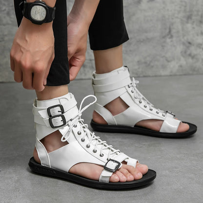 Men Trending Sandals Summer Outdoor Leisure Non-Slip Beach Luxury Sandals Fashion Breathable Brand Shoes Men Slippers