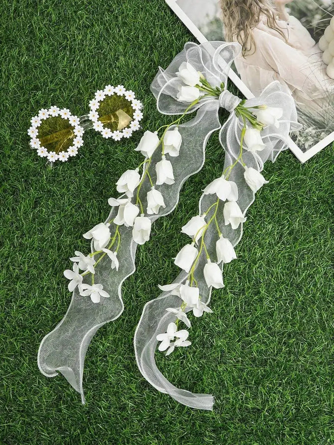 Lily & Tulip Chiffon Bow Hair Clip — product image