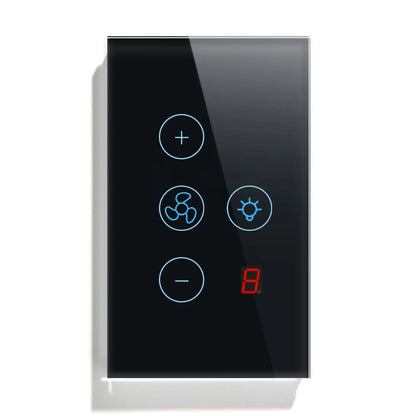 tuya Zigbee Smart fan switch Network connection APP remote control Alexa and Google Assistant AC110V 220V voice control