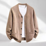 Men's V-Neck Button Cardigan — view 5