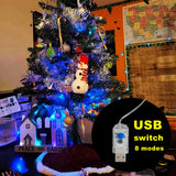 USB Silver-Wire Fairy Lights — view 4