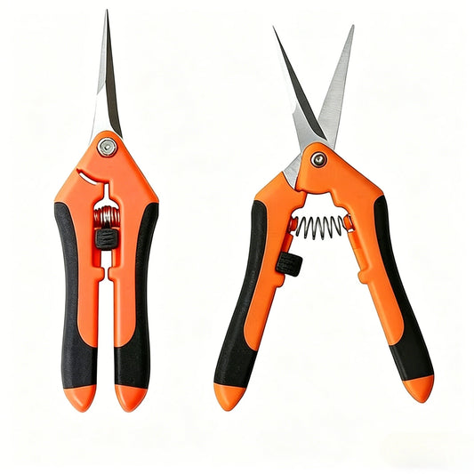 Metal Pruning Scissors Multi Purpose Hand Tool for Garden Grafting Bonsai Fruit Picking Weed Cutting and Daily Household Use