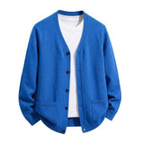 Men's V-Neck Button Cardigan — view 10