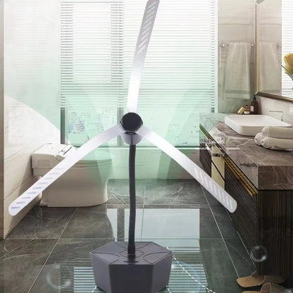 USB Rechargeable Fly Repellent Fan Portable Multi-Functional Insect Repellent Fan Safe Soundless Fly Fans for Food Outdoor