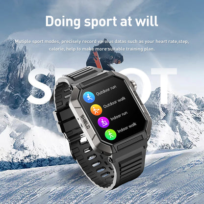 2026 New 2.02" Smart Watch Professional ECG & PPG Health Monitor Bluetooth Call GPS Track Recorder IP68 Waterproof for Men Women