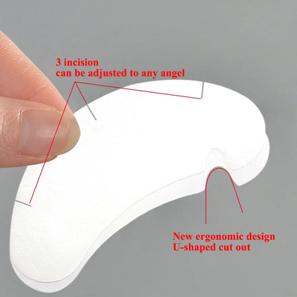 50/100pairs U Shape Eyelash Pads Grafted Lash Hydrogels Gel Patches Under Eye Pads for Eyelash ExtensionTips StickerMakeup Tools