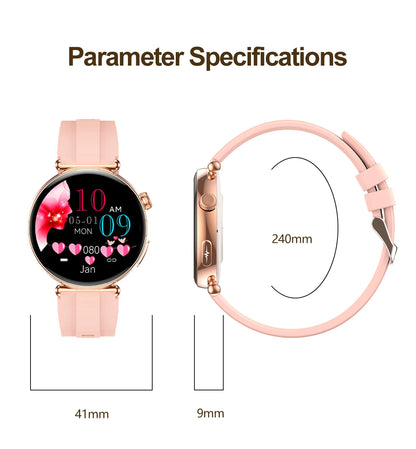 2026 New Women AI Smart Diagnosis Smart Watch HRV+ECG Uric Acid Blood Oxygen Health Monitor IP68 Waterproof Sports Smartwatches