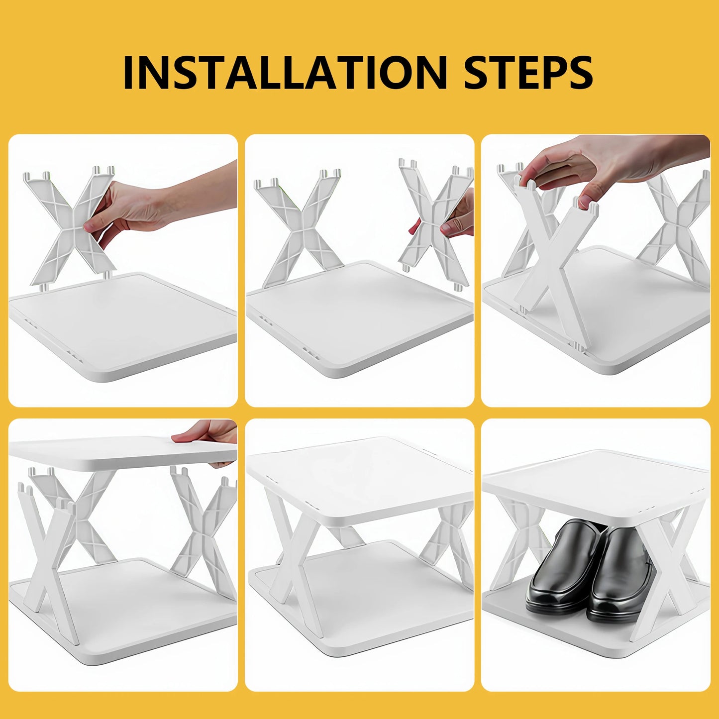 Shoe Rack Storage Organizer Detachable Shoe Racks Saves Family Household Rack Multi Layer Simple Shoes Shelf Color Cabinet