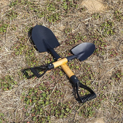 36/50.5cm Digging Shovel Manganese Steel Shovels Kids Trowel Waterproof Rustproof Garden Scoop for Outdoor Beach Camping