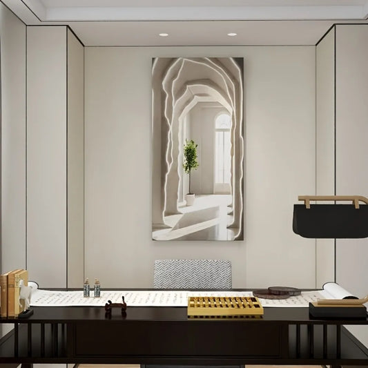 1.5 inch solid wood frame, canvas painting modern abstract canvas mural, suitable for living room, bedroom or hallway decoration