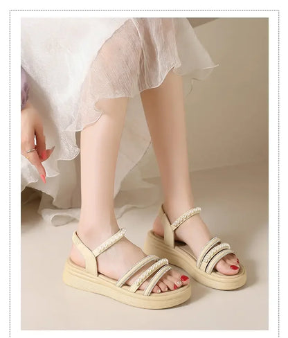New Arrival Women's Sandals Slides Fashion Casual Ladies Breathable Non-slip Soft Sole Outdoor Beach Daily Home Shoes