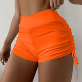 Adjustable Side-Tie Swim Shorts