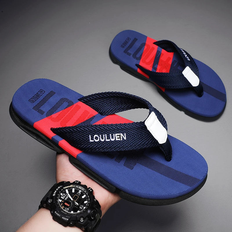 Summer Fashion Men Slippers Flip-Flops Outdoor Beach For Man Casual Breathable Antiskid Men's Sports Party Sneakers Shoes