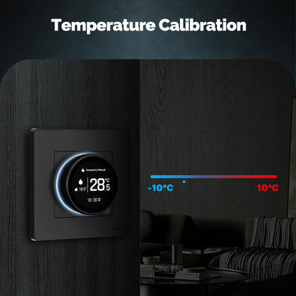 MOES Tuya ZigBee Smart Knob Thermostat Star Ring Series Temperature Controller Water Boiler Electric Heating With Alexa Google