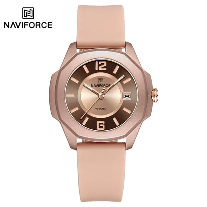 NAVIFORCE NF7107 Quartz Calendar Waterproof and Shockproof Watches for Women Clocks