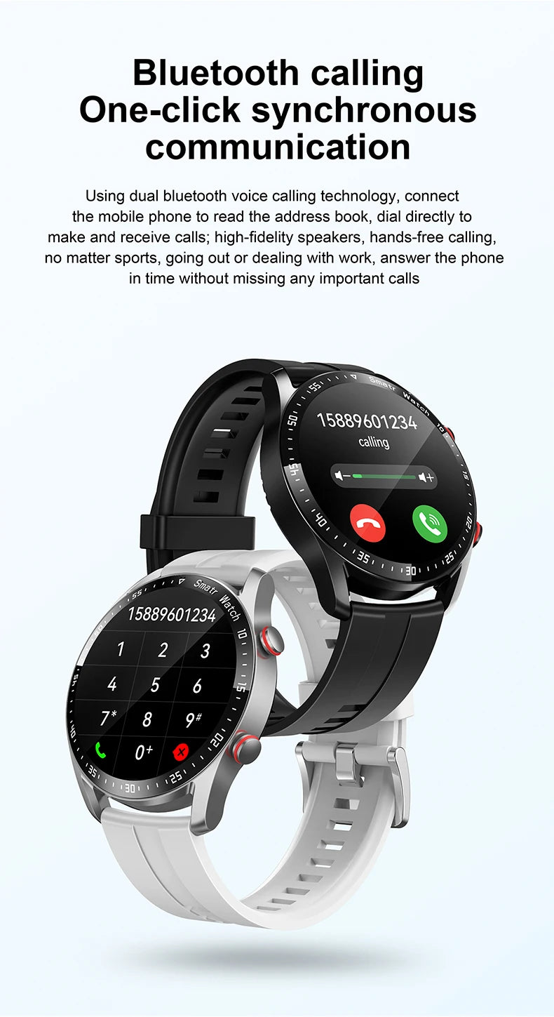 New Luxury HW20 Men Smart Watches Fitness Clock Waterproof Sports Watch AI BT Call Smartwatches for Women IOS Android Phone 2026