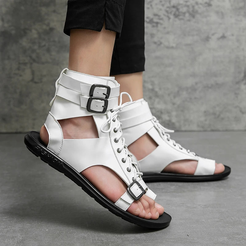 Men Trending Sandals Summer Outdoor Leisure Non-Slip Beach Luxury Sandals Fashion Breathable Brand Shoes Men Slippers