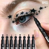Decorative Stamp Eyeliner Pen — 8 Pieces — product image
