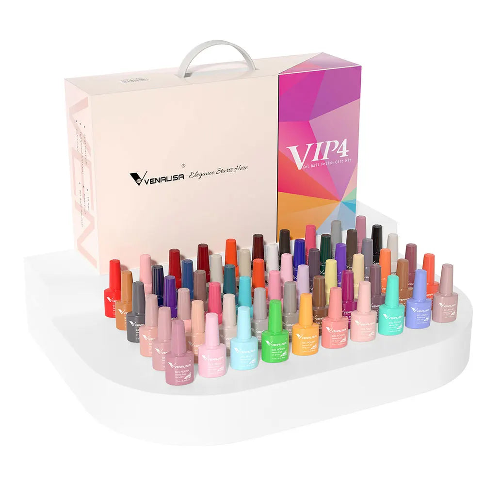Venalisa Color Gel Nail Polish VIP Kit Full Cover Enamel For Nail Manicure Glitter Sparkle UV Gel Soak Off Nail Gel Polish 7.5ml