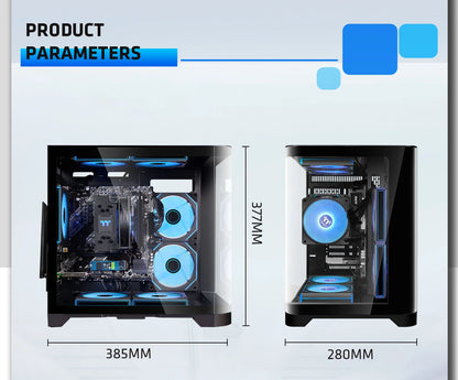 YEAH MAGIC  AMD Ryzen 5 5600GT  Gaming Desktop 16GB(8G*2) DDR4 3200 1T NVME SSD ARGB 7 Fans Win 11 Home Gamer Desktop PC in US