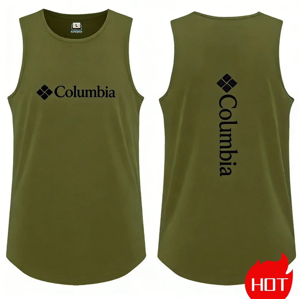 Outdoor sports round neck basketbal jerseys Breathable running vests Summer men's t-shirts and tank tops quick-dry mesh tops man
