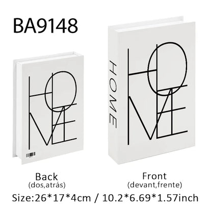 Open Luxury Fake Book Storage Box Home Decor Fashion Paris Decorative Books Interior Decoration Coffee Table Bedroom Ornaments