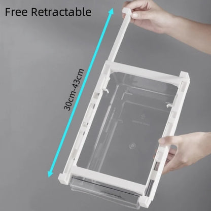 Transparent Refrigerator Drawer Under-shelf Storage Box Fruit Vegetable Egg Preservation Organizer Kitchen Container