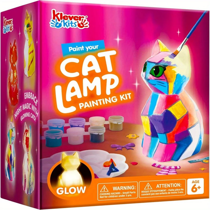 Paint-Your-Own Cat Night Light Kit — product image