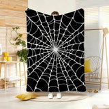 Spiderweb Flannel Throw Blanket — view 8